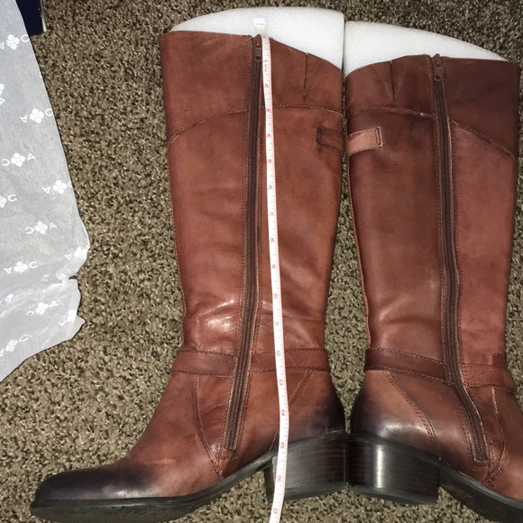 Arturo Chiang brown knee high boots BOGO - Picture 12 of 14